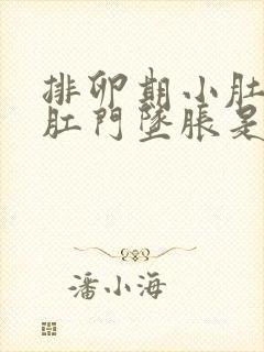 排卵期小肚子疼肛门坠胀是怎么回事