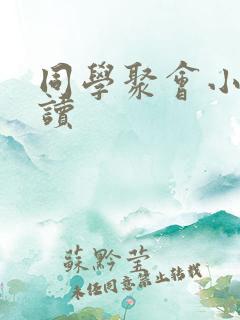 同学聚会小说阅读