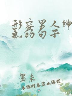 形容男人绅士帅气的句子