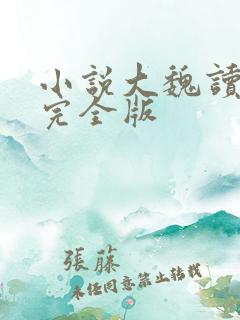 小说大魏读书人完全版
