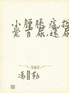 小腹胀痛,总感觉有尿,还尿血