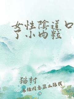 女性阴道口出现了小肉粒