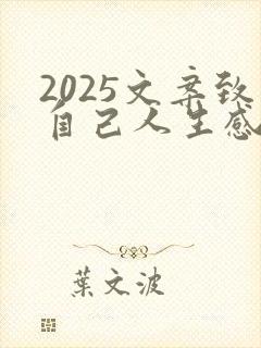 2025文案致自己人生感悟