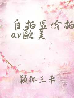 自拍区偷拍亚洲av欧美