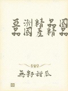 亚洲精品国产精品国产精品国产精品