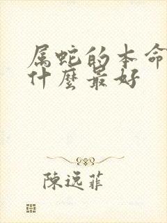 属蛇的本命年带什么最好