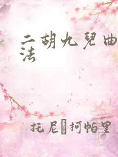 二胡九儿曲谱指法