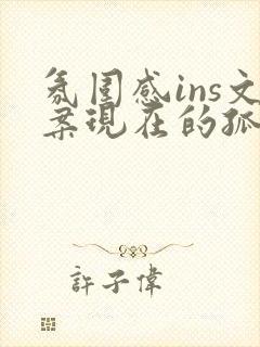 氛围感ins文案现在的孤独文案