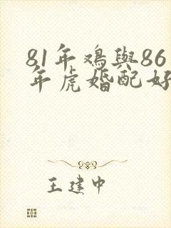 81年鸡与86年虎婚配好不好