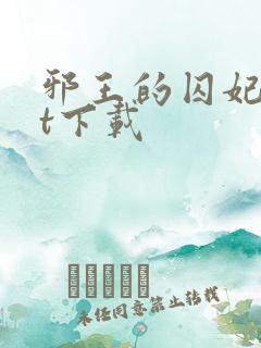 邪王的囚妃txt下载