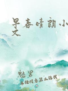 早春晴朗小说全文