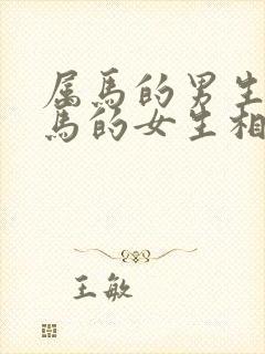 属马的男生和属马的女生相配吗?