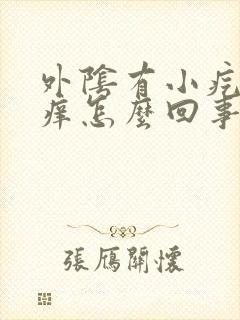 外阴有小疙瘩还痒怎么回事