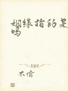 姻缘指的是婚姻吗