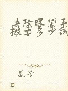 去除眼袋手术大概要多少钱