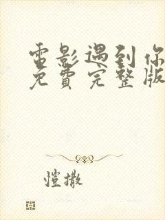 电影遇到你之前免费完整版