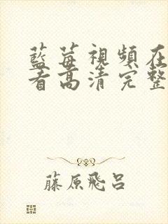 蓝莓视频在线观看高清完整