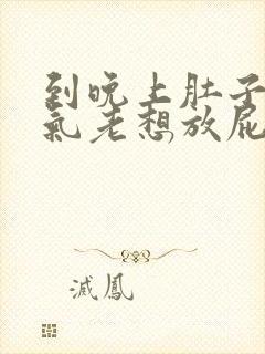 到晚上肚子里胀气老想放屁