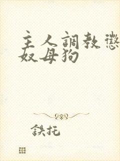 主人调教惩罚贱奴母狗