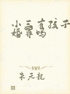 小三有孩子算重婚罪吗