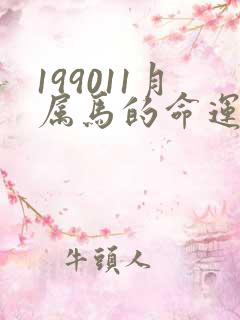 199011月属马的命运怎么样