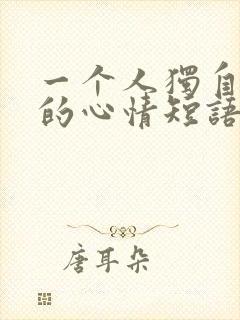 一个人独自喝茶的心情短语