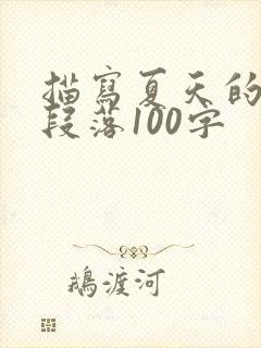 描写夏天的优美段落100字