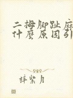 二拇脚趾麻木是什么原因引起的