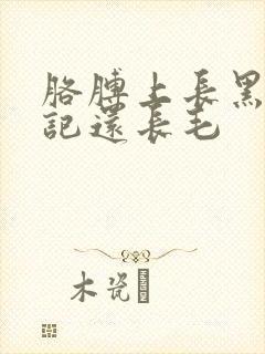 胳膊上长黑色胎记还长毛