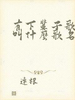 有下辈子歌词的叫什么歌名