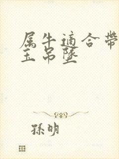 属牛适合带什么玉吊坠