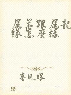 属羊跟属龙的姻缘怎么样