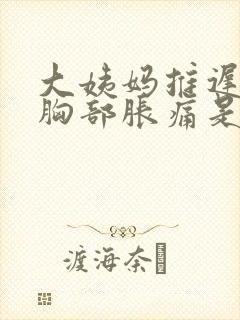 大姨妈推迟几天胸部胀痛是什么原因