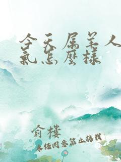 今天属羊人的运气怎么样