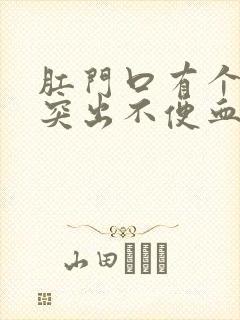 肛门口有个肉球突出不便血