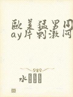 欧美猛男同志gay片刺激网站