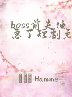 boss前夫他急了短剧免费观看全集最新