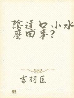 阴道口小水泡怎么回事?