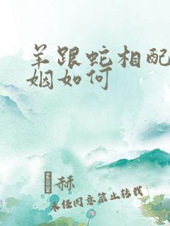 羊跟蛇相配吗婚姻如何