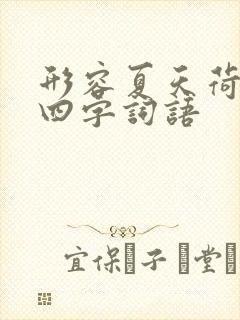 形容夏天荷花的四字词语