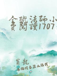 全职法师小说免费阅读1707章