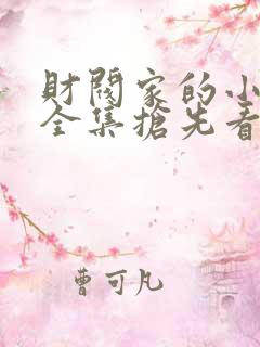 财阀家的小儿子全集抢先看