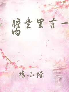 胆囊里有一个息肉