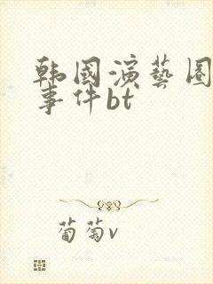 韩国演艺圈悲惨事件bt