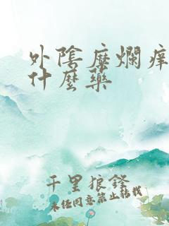 外阴糜烂痒疼用什么药