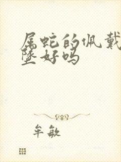 属蛇的佩戴蛇吊坠好吗