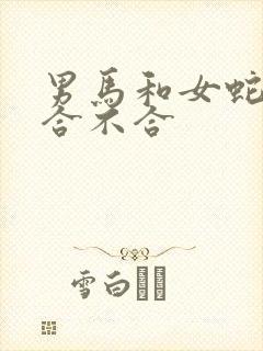 男马和女蛇属相合不合