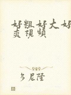 好粗好大好硬好爽视频