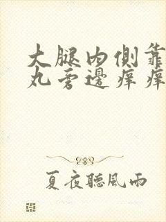 大腿内侧靠近睾丸旁边痒痒越抓越痒起皮屑