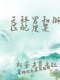 天秤男和狮子女匹配度是